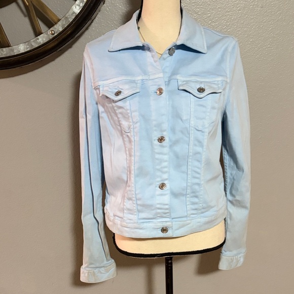 Michael Kors Jackets & Blazers - MICHAEL KORS Light Blue Denim Jacket